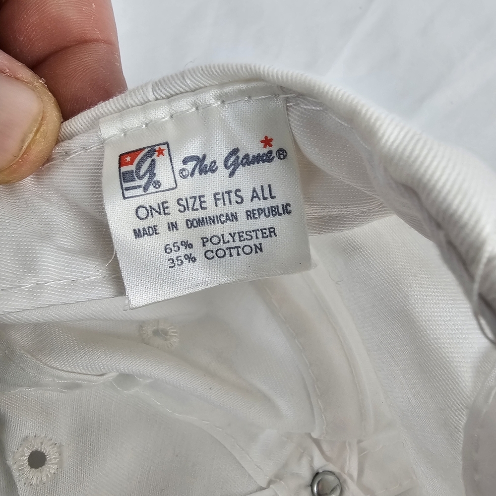 Vintage UMBC Retrievers Golf College White Cap Hat Snapback NCAA Men's The Game - Picture 8 of 9